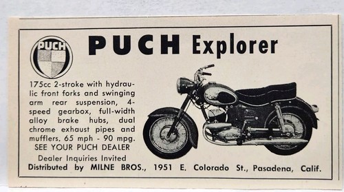 1960 puch explorer - 1960, 175cc