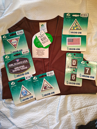 Girl scouts lot brownie vest - girl,
