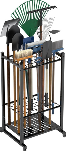 Garden tool organizer rack - tool,