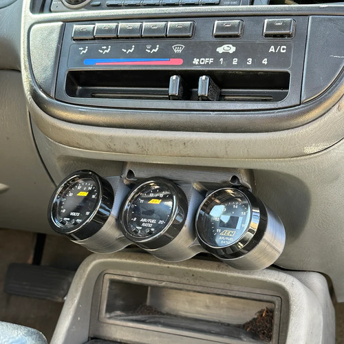 Triple gauge pod mount - , for