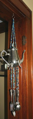 Antique silverplate teapot - antique,