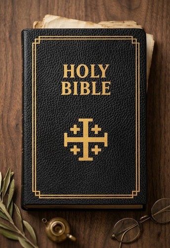 Douay rheims holy - bible, black