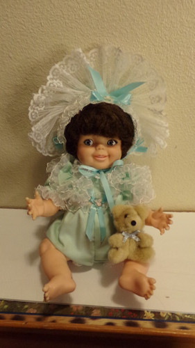 Vintage baby giggle doll - baby, by
