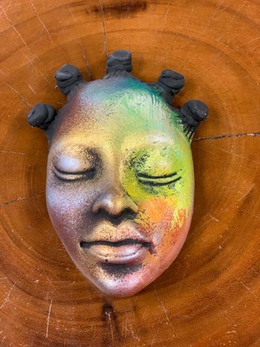 African face masks - face, (1pc)