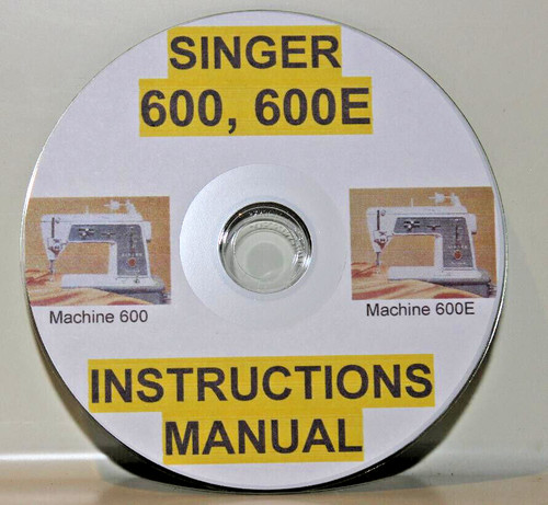 Singer instructions manual - &,