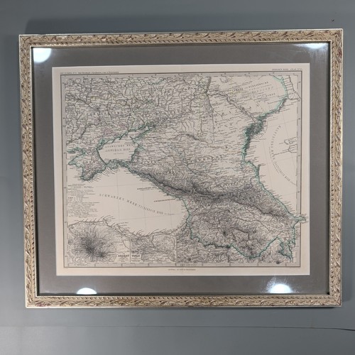 Antique 1884 stieler atlas - stieler,