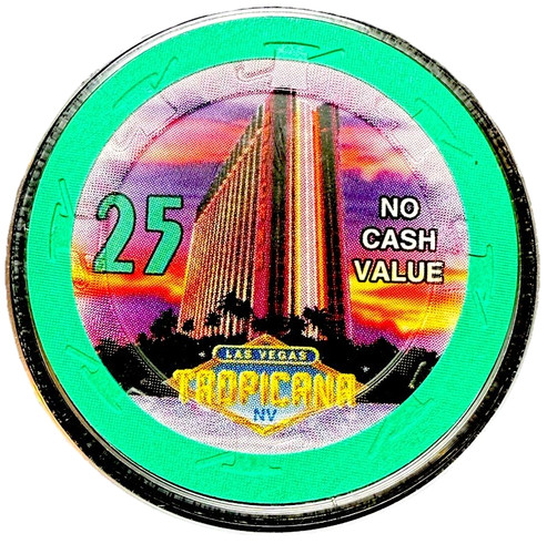 Casino chip tropicana las - tropicana, $25