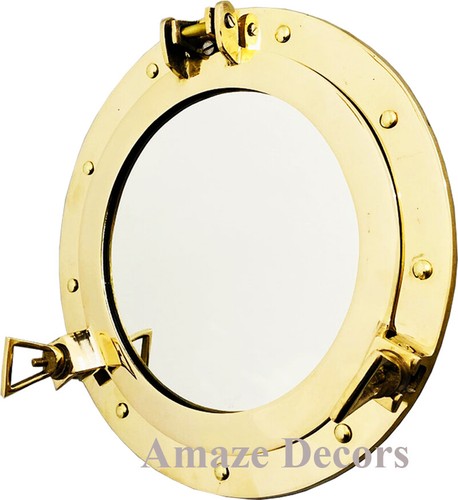 Maritime brass porthole - 15",