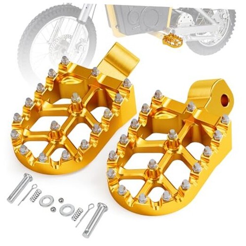 Gold cnc pedal for 650 - mx, 500