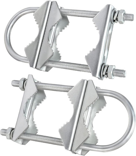 Double antenna mast clamp - double,