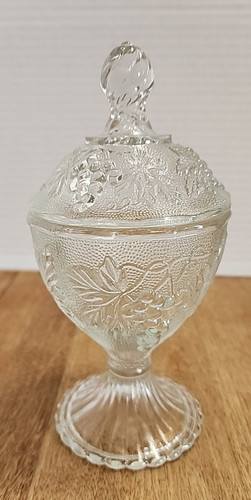 Vintage jeannette glass grapes - vintage,