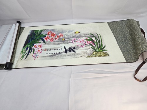 Chinese silk scroll wall - chinese,