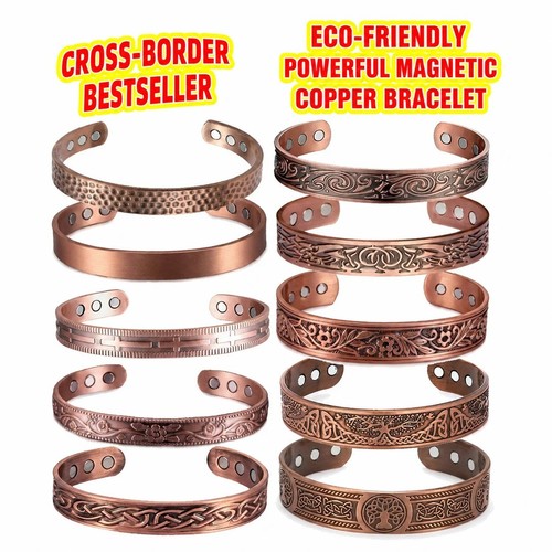 Copper magnetic bracelet - copper,