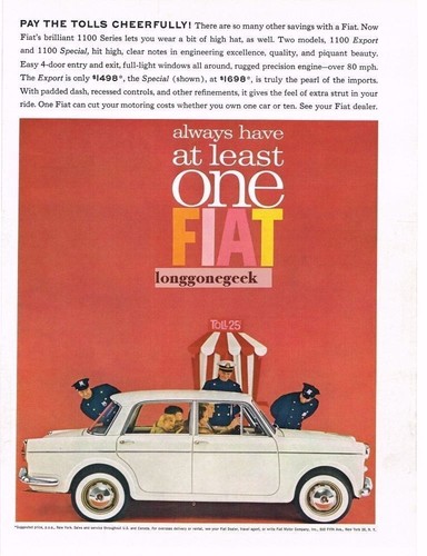 1962 fiat 1100 special door - 1100, 4-door