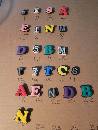 Any from lots letters - of,