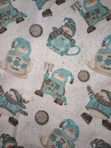 Whimsical snowman blue - whimsical,