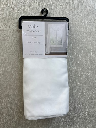 Voile window scarf sheer - voile,