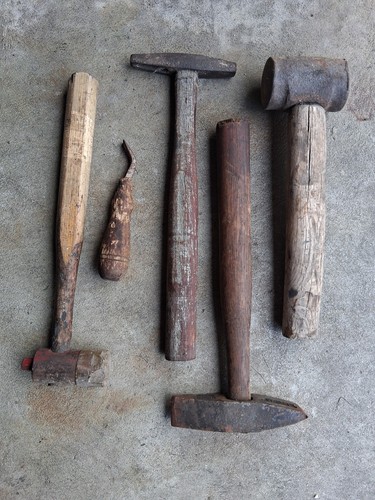 Lot antique vintage hand - of,