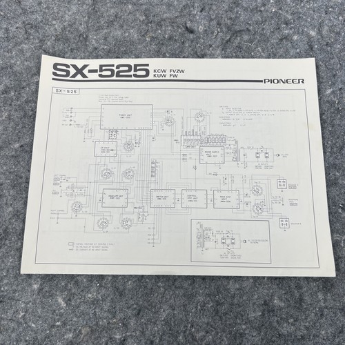 Pioneer 525 schematic - pioneer,