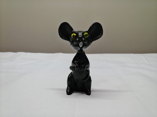 Handcrafted coal art mouse - handcrafted,