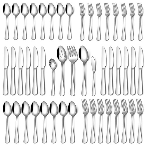 Piece silverware set for 8 - silverware,