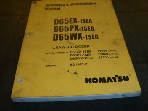 Komatsu d65wx 15e0 crawler - komatsu, d65wx-15e0