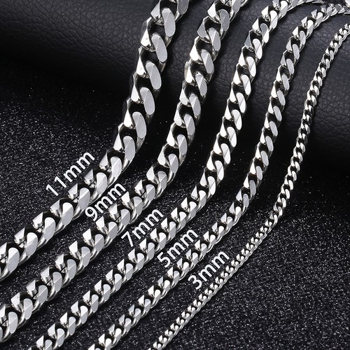 Stainless steel silver - 16-36",