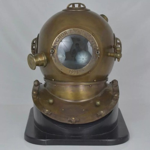 Antique divers helmet - 18",