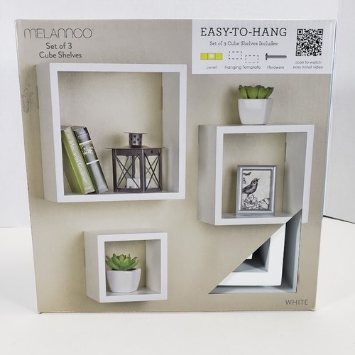 Melannco floating square - square, cube