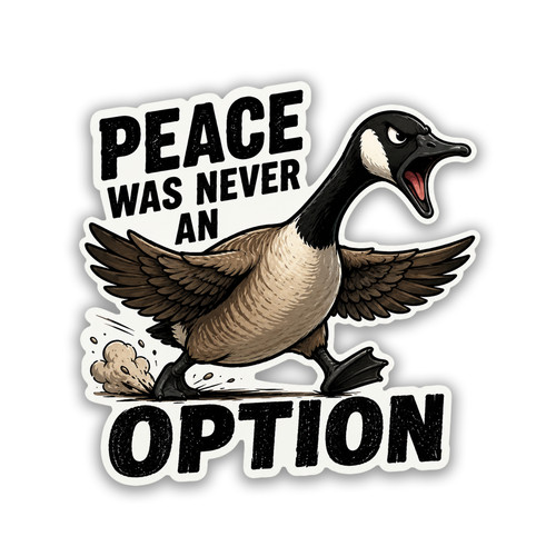 Canadian goose sticker - sticker, 4
