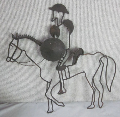 Wrought iron metal horse - wrought, and