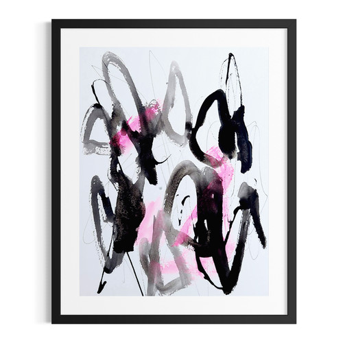 Original 9x12 abstract acrylic - original,