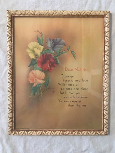 Dear mother poem print - mother,