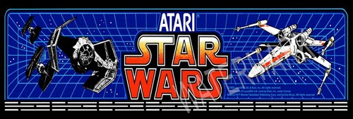 Atari star wars marquee video - marquee,