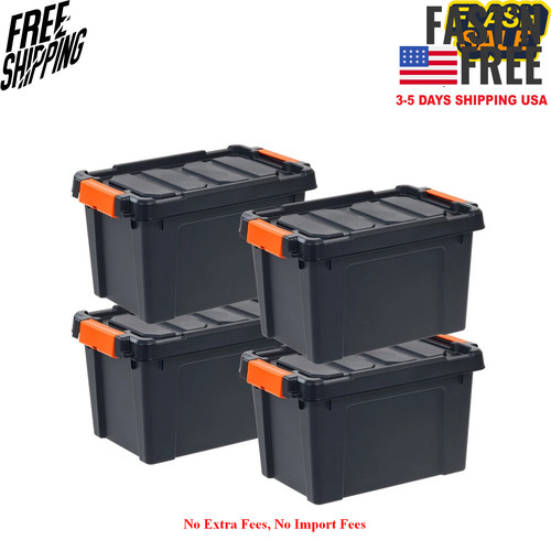 Pack iris gallon black - 4-pack,