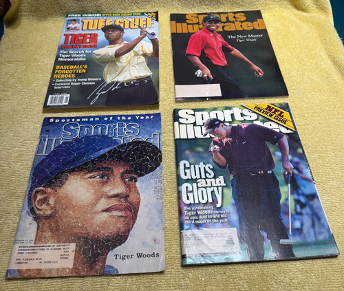 Lot tiger woods magazines - tiger,