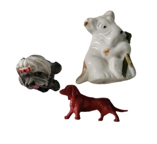 Vintage set dog - vintage,