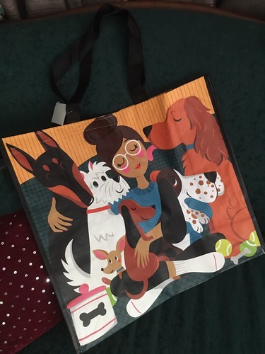 Shopping bag dog mom mixed - shopping,