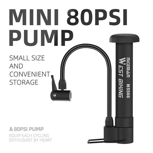 Psi mini bike pump portable - 80,