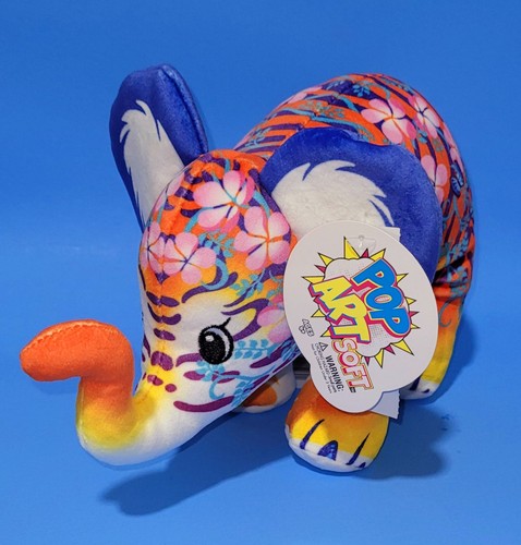 Pop art soft tiger elephant - pop,