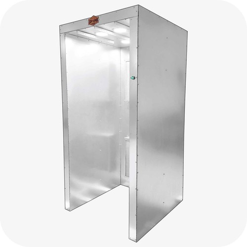 Powder coating spray booth - powder,
