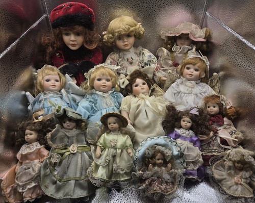 Porcelain dolls - porcelain,