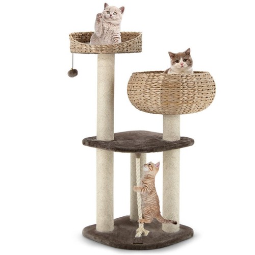 Cat house tree tower - tree, play
