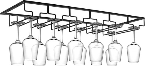 Wine glass rack under - glass,