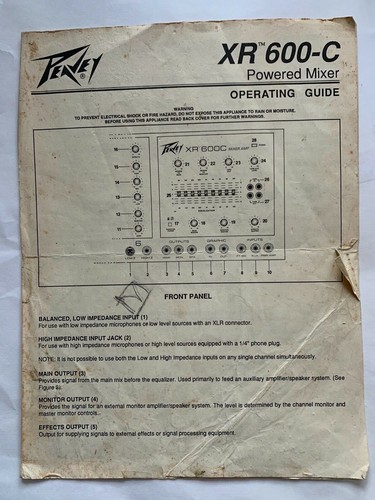 Vtg 1987 peavey - peavey, stereo