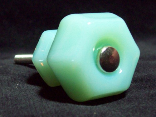 Small jadite green glass - small,