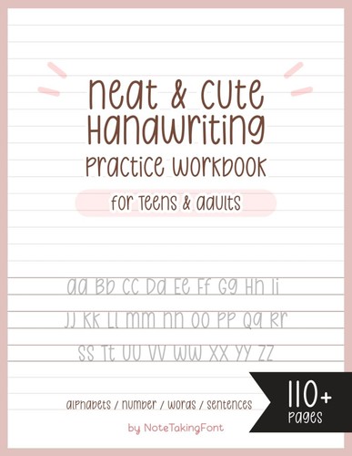 Neat and cute handwriting - neat,