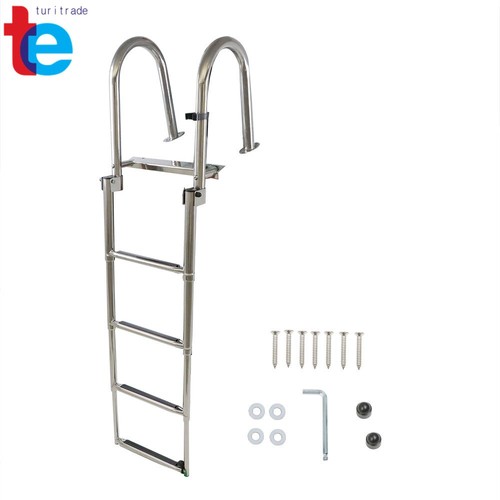 Steps folding pontoon boat - 4,