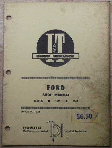 Ford 1000 1600 - 1000, tractor