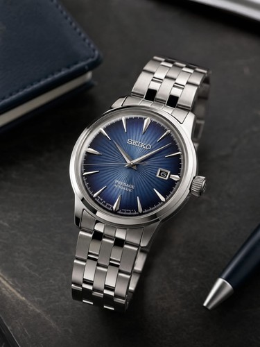 Seiko presage blue - men's, watch